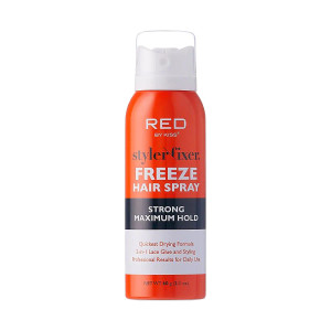 RED by Kiss Style/Fixer Freeze Hair Spray Strong Max Hold 2.1 oz