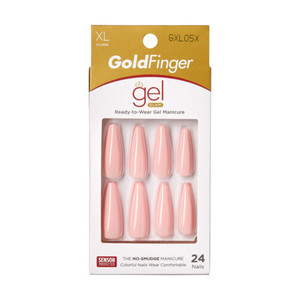 Gold Finger Gel XL Nails # GC30