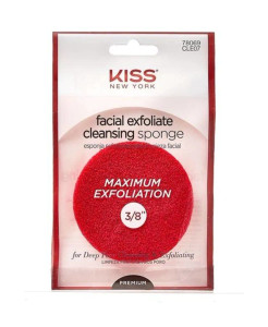 Kiss Facial Exfoliate Cleansing Sponge 3/8" #CLE07 Kiss Facial Exfoliate Cleansing Sponge 3/8" #CLE07