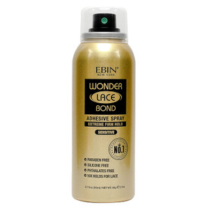 EBIN Wonder Lace Bond Adhesive Spray Extreme Firm Hold #Sensitive 2.7 oz EBIN Wonder Lace Bond Adhesive Spray Extreme Firm Hold #Sensitive 2.7 oz