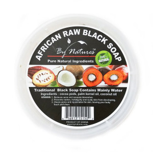 By Natures Black Soap Tub 8oz