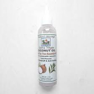 Nature's Blessings Extra Virgin Coconut Oil with Tea Tree Oil 4oz