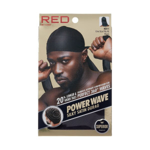RED by Kiss silky stain durag #HD11 RED by Kiss silky stain durag #HD11