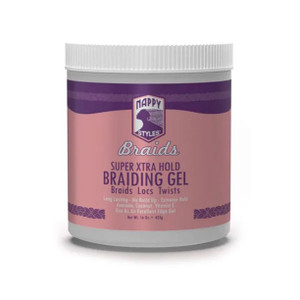 Nappy Styles Super Xtra Hold Braiding Gel 16 oz