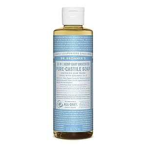 Dr. Bronner's Liquid Soap #Unscented 8 oz Dr. Bronner's Liquid Soap #Unscented 8 oz