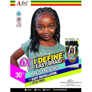 Afri 6x Kids Easy Braid #1B
