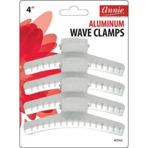 Annie 4" Aluminum Wave Clamps 3142 Annie 4" Aluminum Wave Clamps 3142