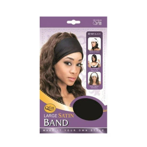 M&M Satin Band Large 167 Black
