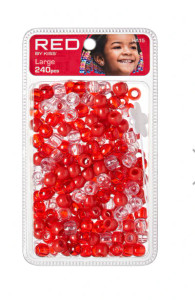 Red by Kiss  Large Beads #HA15