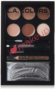 L.A. Colors Brow Palette light-Med L.A. Colors Brow Palette light-Med