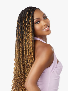 Lulutress 3xPre-Looped 28" Boho Box Braid #1B