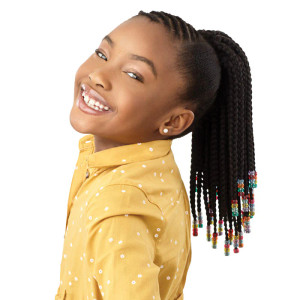 Outre LiL Looks Beaded Box Braids Ponytail #2