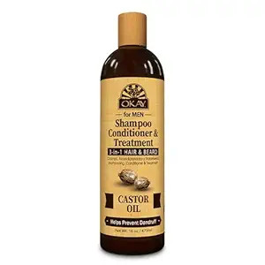 Okay For Men Shampoo Conditioner & Treatment 16oz Okay For Men Shampoo Conditioner & Treatment 16oz