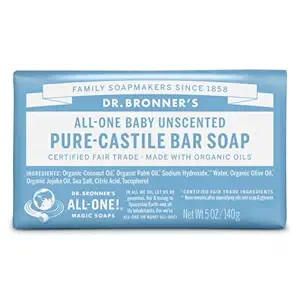 Dr. Bronners Bar Soap "Baby Unscented" 5 oz Dr. Bronners Bar Soap "Baby Unscented" 5 oz