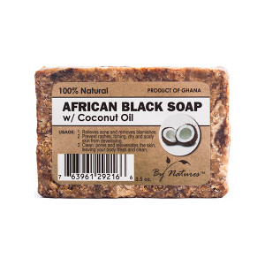 By Natures 100% Coconut Oil Black Soap