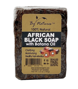 By Nature African Black Soap w/Batana Oil 6.5oz By Nature African Black Soap w/Batana Oil 6.5oz