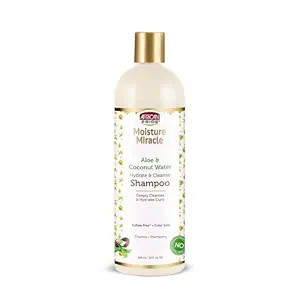 African Pride Moisture Miracle Aloe & Coconut Water Shampoo 12oz African Pride Moisture Miracle Aloe & Coconut Water Shampoo 12oz