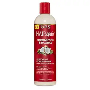 ORS Coconut Oil & Baobab Hair Repair Restoring Conditioner #12.5oz ORS Coconut Oil & Baobab Hair Repair Restoring Conditioner #12.5oz