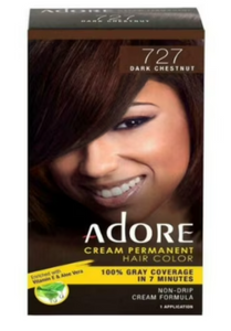 Adore Permanent Hair Color #727 Dark Chestnut Adore Permanent Hair Color #727 Dark Chestnut