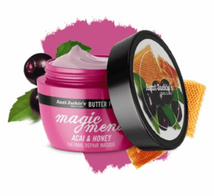 Aunt Jackie's Magic Mend Acai & Honey Thermal Repair Masque 8 oz Aunt Jackie's Magic Mend Acai & Honey Thermal Repair Masque 8 oz