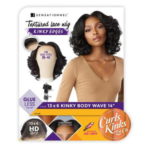 Sensationnel "Kinky Body Wave 14" Wig #BalayageChocolate Sensationnel "Kinky Body Wave 14" Wig #BalayageChocolate