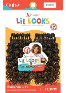 Outre LiL Looks 2X Water Curl 6" #1B Outre LiL Looks 2X Water Curl 6" #1B