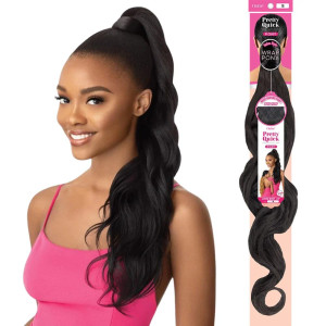 Outre Pretty Quick Wrap Pony "Loose Body 28" #1B Outre Pretty Quick Wrap Pony "Loose Body 28" #1B