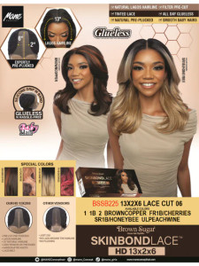 Mane Concept Brown Sugar  "13x2x6 Lace Cut 06" #SR1B/HONEYBEE