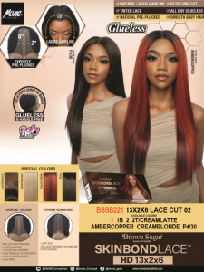Mane Concept Brown Sugar  "13x2x6 Lace Cut 02" #1