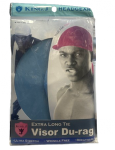 King. J Extra Long Tie Visor Du-rag