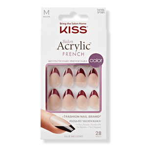 Kiss Acrylic French Nails #SFO09