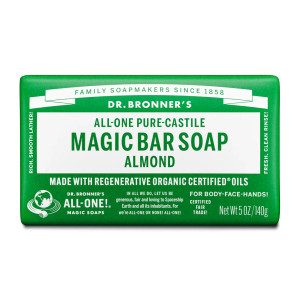 Dr. Bronners Bar Soap Almond 5oz