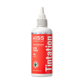 Kiss Colors Tintation Semi Permanent "Neon Peach" 5 oz.
