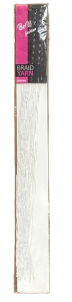 Be U Fashion Braid Yarn #BEU02WHI