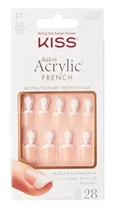 Kiss Acrylic Petite French Short #KSAP01
