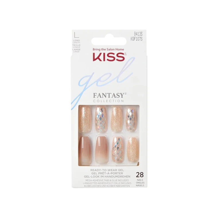 Kiss Gel Fantasy L Nails #KGF107S