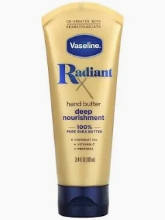 Vaseline Radiant Hand Butter 3.4 fl oz