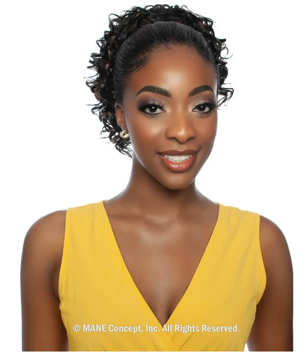 Mane Concept Brown Sugar Ponytail "BSWNT14 Soft Bouncy Curl WNT 10" #P1B/27