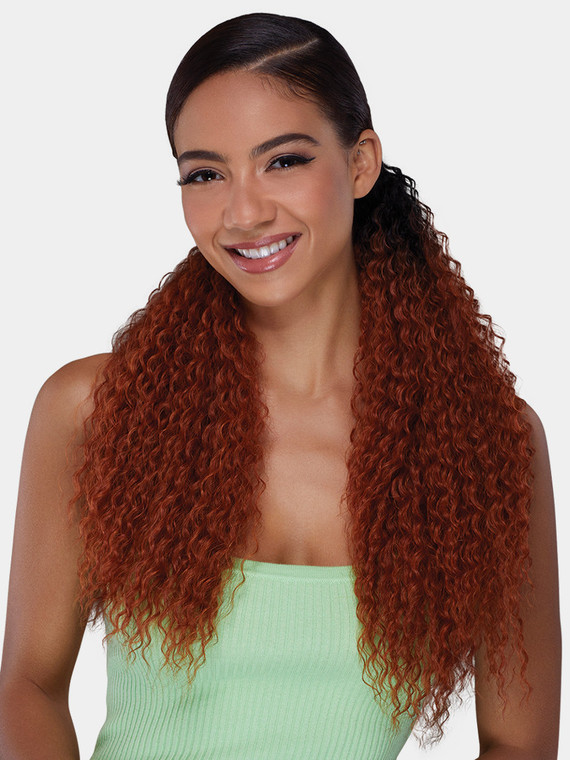 Vivace Saemoshi Ponytail "StrawCurl" 21" #1B