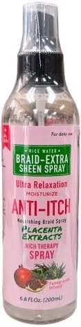 Dr.Girls "Placenta Extracts" Anti Itch Braid Spray 6.8 fl oz