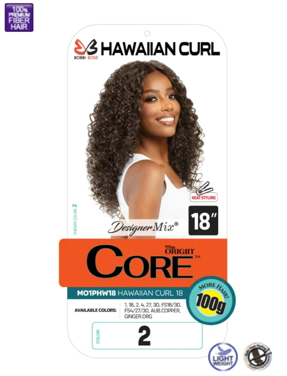 Bobbi Boss Core "Hawaiian Curl" 18" #1B