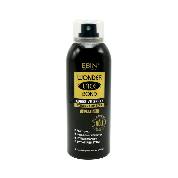 EBIN Wonder Lace Bond Adhesive Spray Extreme Firm Hold #Supreme 2.7 oz