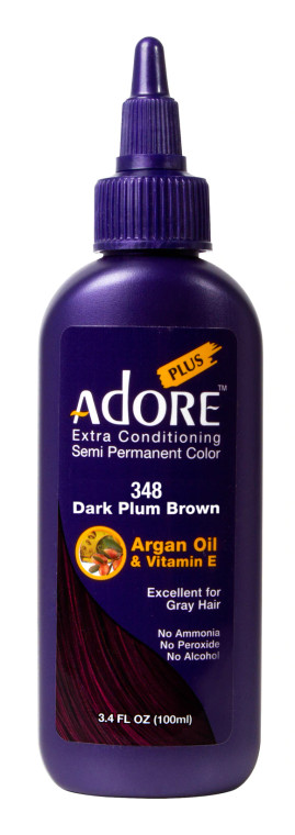 Adore Plus 348 Dark Plum Brown 3.4 oz