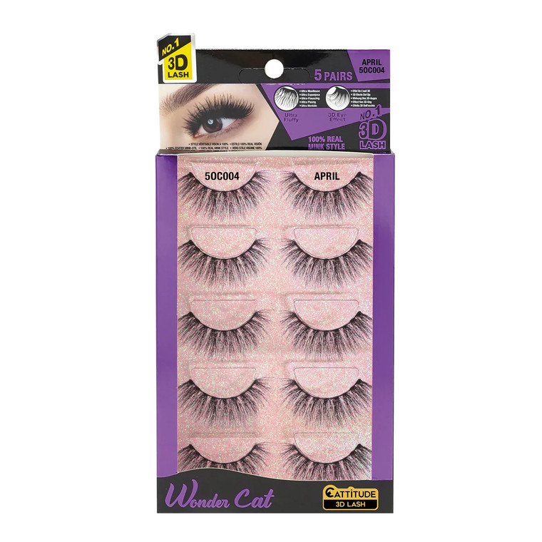 Ebin Cattitude Faux Mink Lashes #April50C004