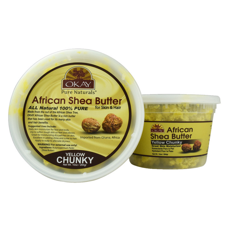 Okay Pure Naturals 100% Pure African Shea Butter 10oz.