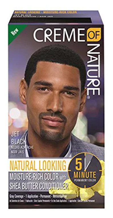 Creme Of Nature Men Jet Black