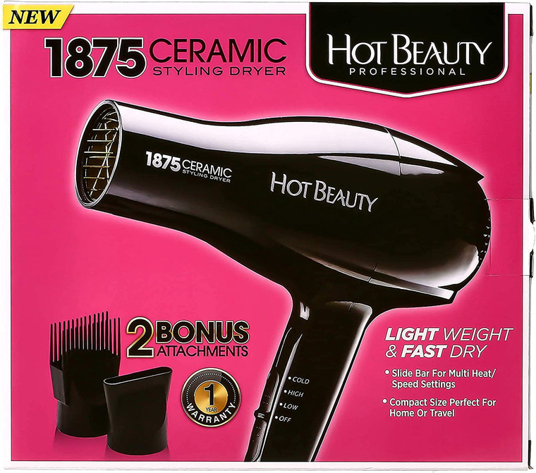 Hot Beauty 1875 Blowdryer #HBD01N