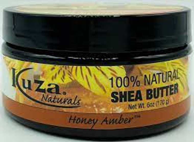 Kuza 100% African Shea Butter Honey Amber 6 oz