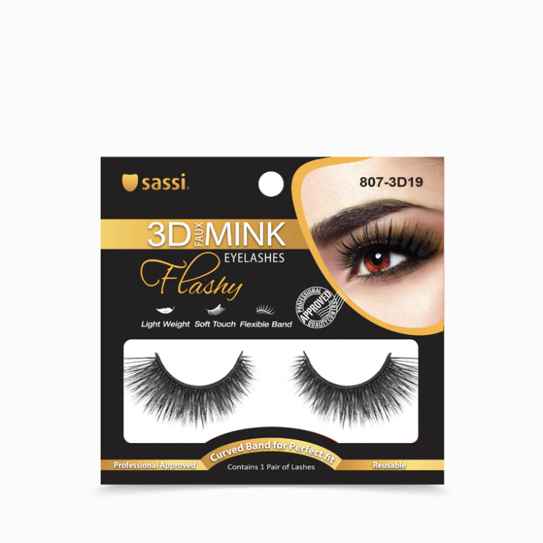 Sassi 3D Faux Mink Lashes 807-3D19