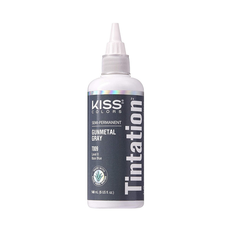 Kiss Colors Tintation Semi Permanent "Gunmetal Gray" 5 oz.